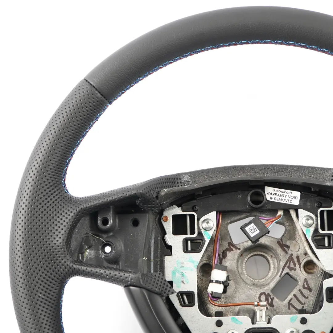 Leather Steering Wheel M-tricolored Threads to BMW F01 F02 F07 GT F10 F11 NEW Black with Part number 6790886 BMW F01 F02 F07 GT F10 F11 NEW Black Leather Steering Wheel M-tricolored Threads - SKU 6790886-2 - Part number 6790886