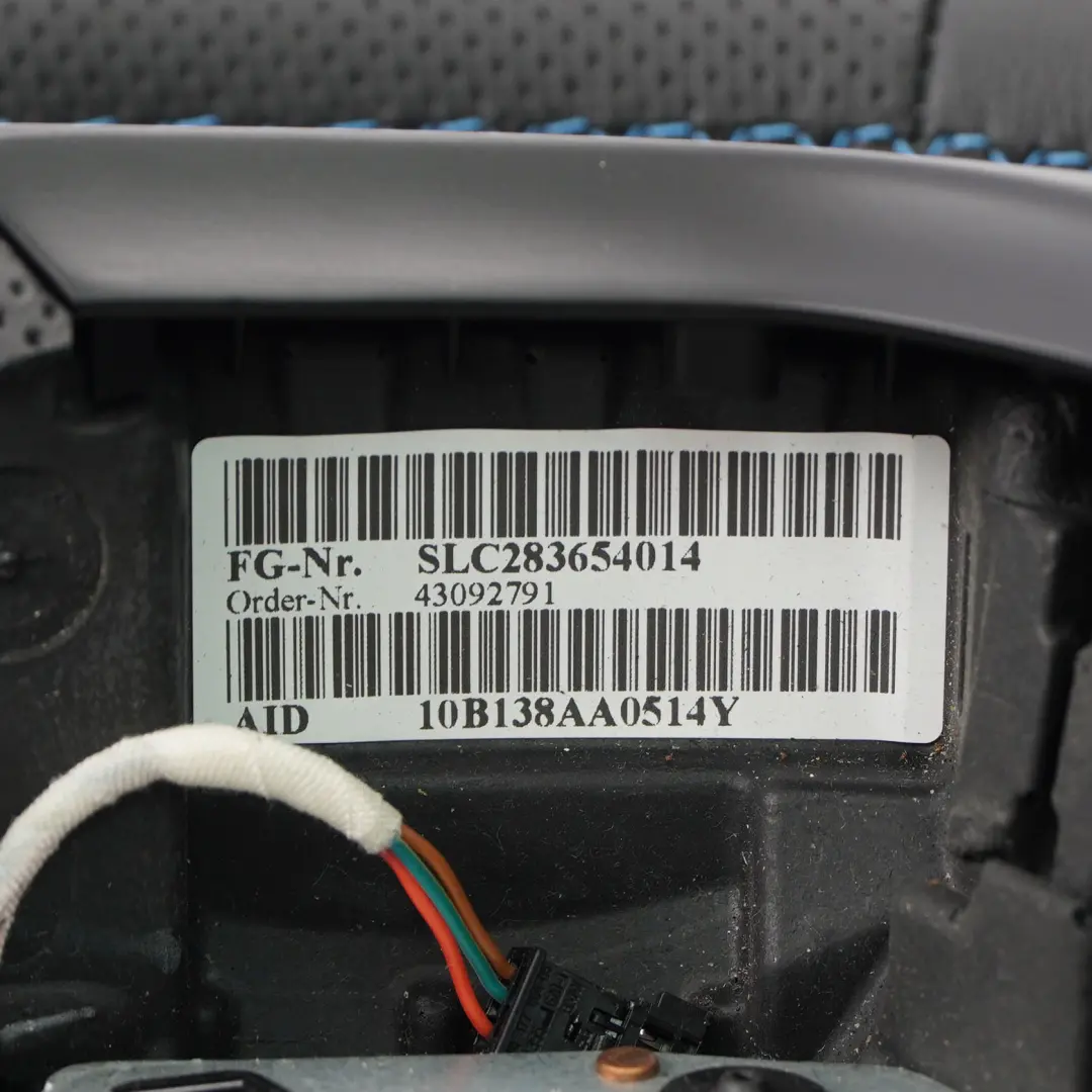 NEU Schwarz Leder Lenkrad Lederlenkrad Drei Farben Fäden BMW F01 F07 GT F10 F11 - SKU 6790886-2 - Teilenummer 6790886
