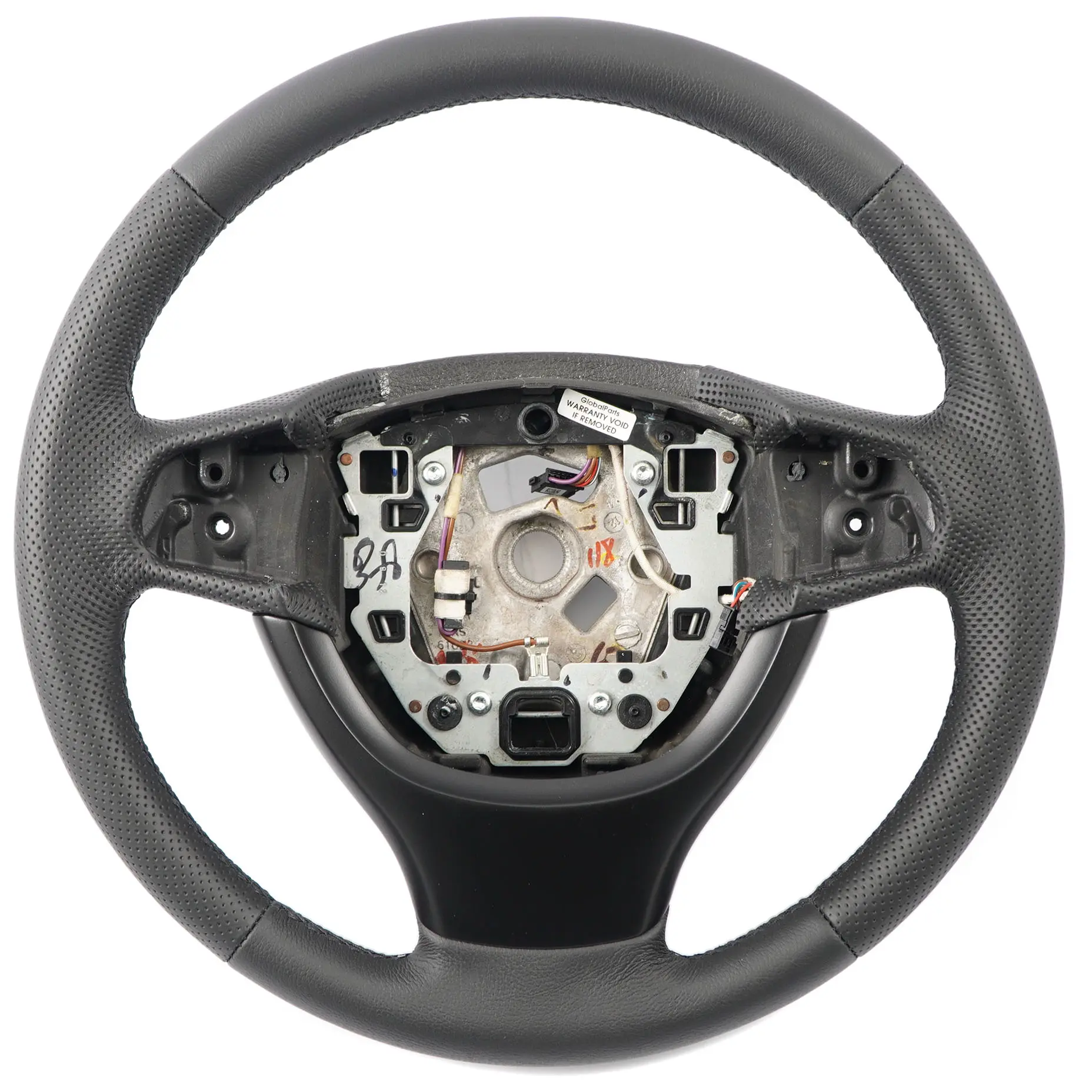 BMW F07 GT F10 F11 NUOVO Pelle Nera Volant Volante Nero Filetti Multifunzioni