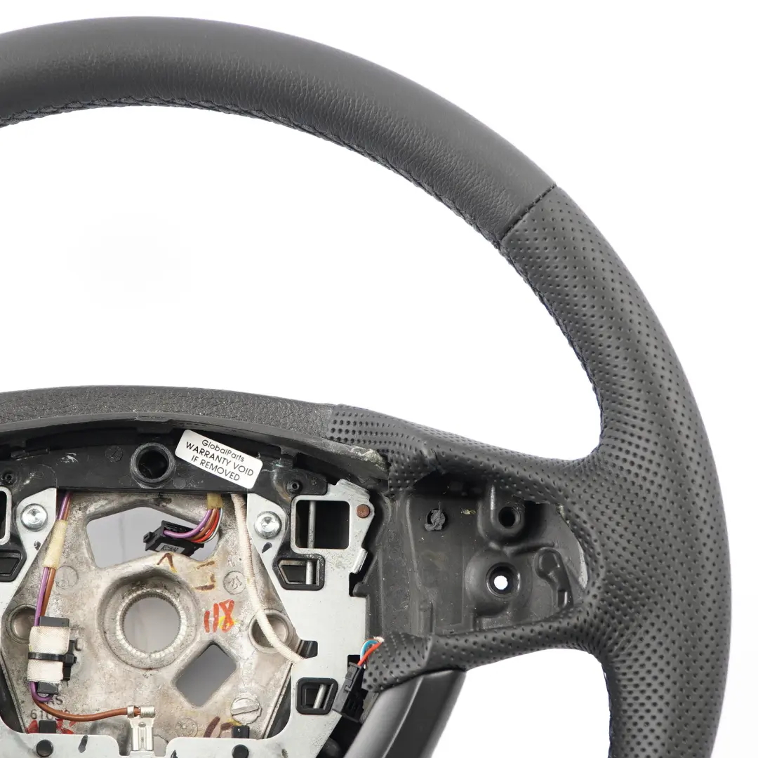 NEU Schwarz Leder Lenkrad Lederlenkrad Schwarz Fäden BMW F01 F07 GT F10 F11 - SKU 6790886-3 - Teilenummer 6790886