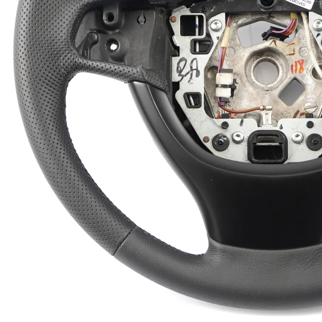 NEU Schwarz Leder Lenkrad Lederlenkrad Schwarz Fäden BMW F01 F07 GT F10 F11 - SKU 6790886-3 - Teilenummer 6790886