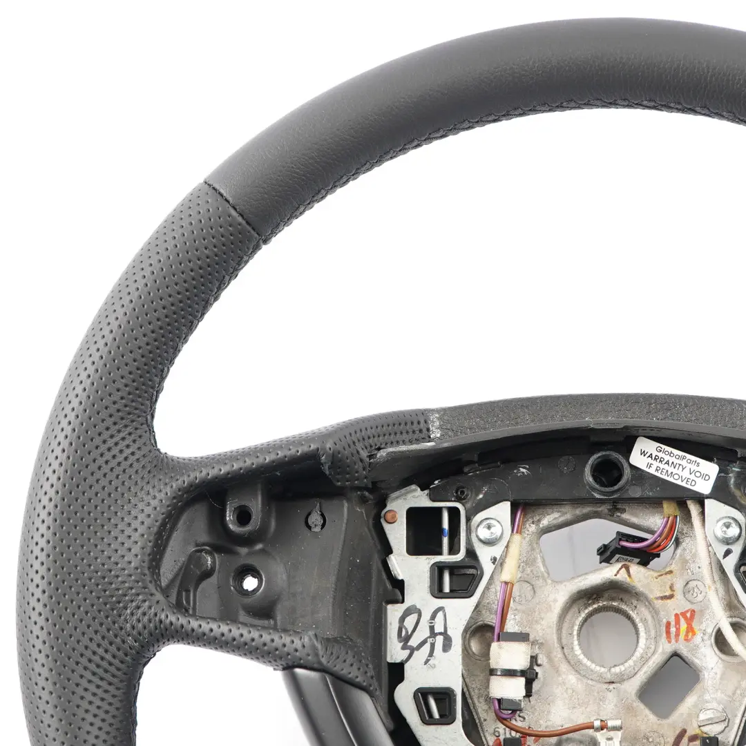 NEU Schwarz Leder Lenkrad Lederlenkrad Schwarz Fäden BMW F01 F07 GT F10 F11 - SKU 6790886-3 - Teilenummer 6790886