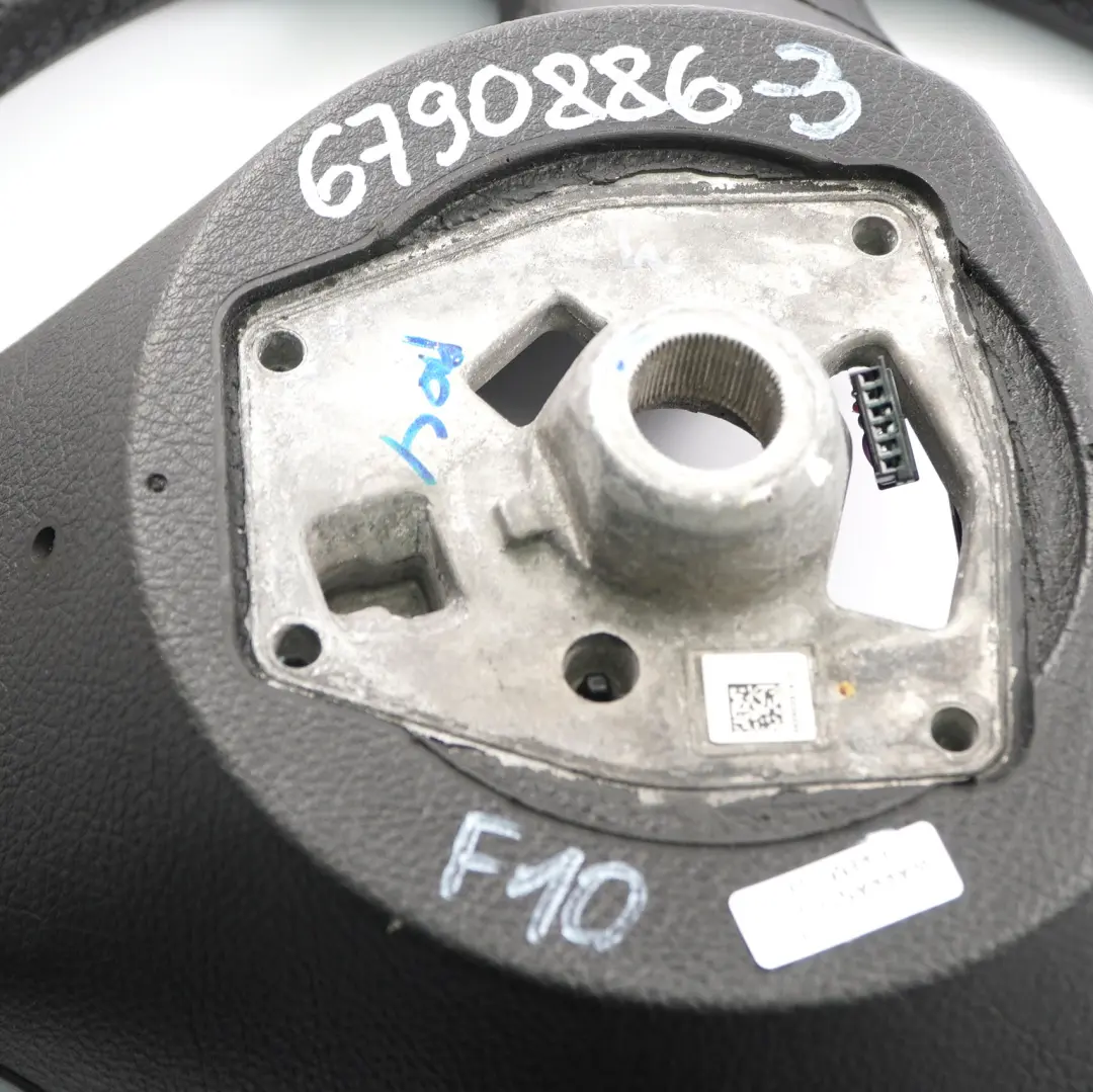 NEU Schwarz Leder Lenkrad Lederlenkrad Schwarz Fäden BMW F01 F07 GT F10 F11 - SKU 6790886-3 - Teilenummer 6790886