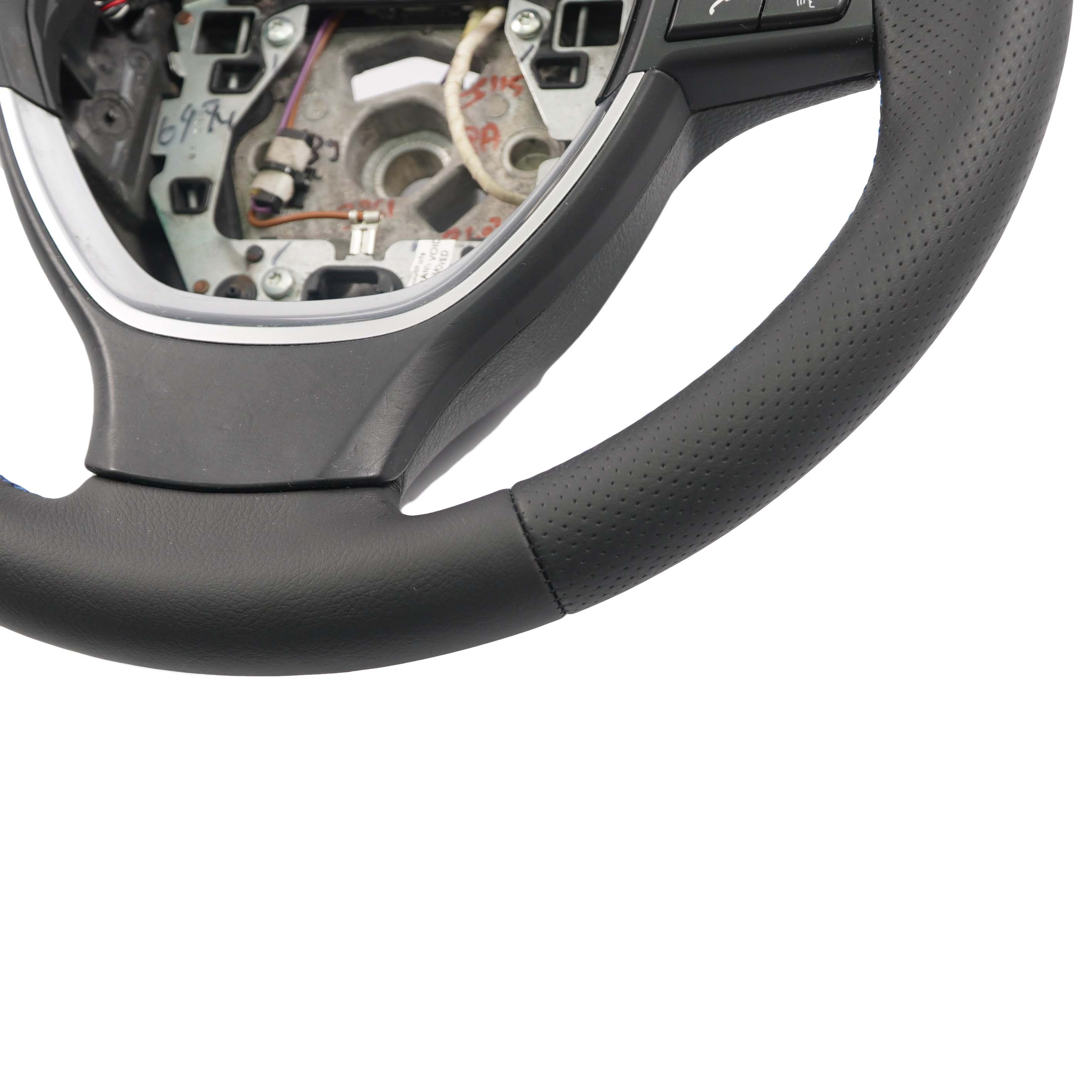Remanufactured BMW Steering Wheel F10 F01 F11 F07 7 Series – Black Leather W/ Cruise