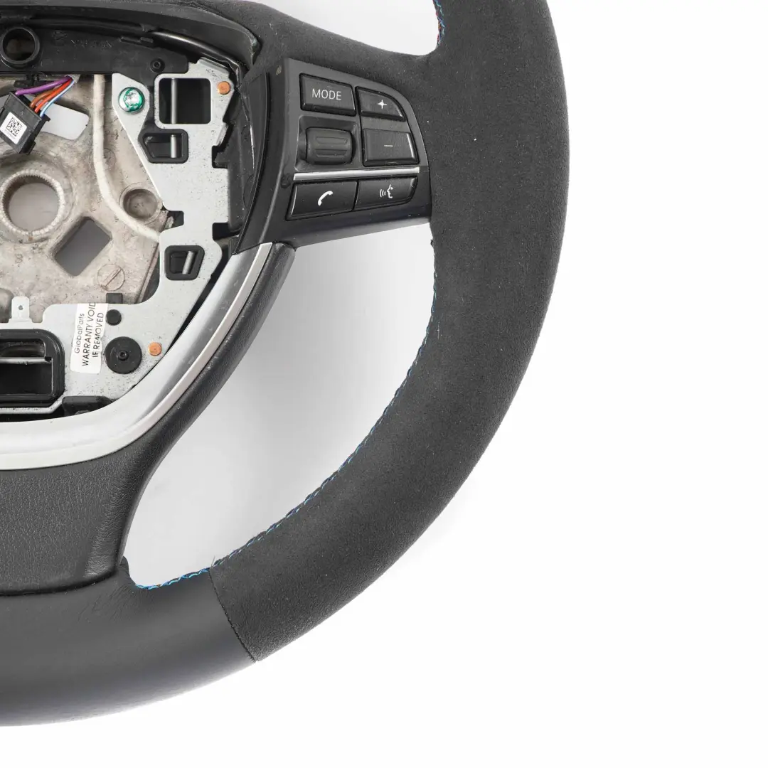 Sport Steering Wheel BMW F10 F11 F12 F07 GT F01 NEW Black Leather / Alcantara - SKU 6790891-2 - Part number 6790891