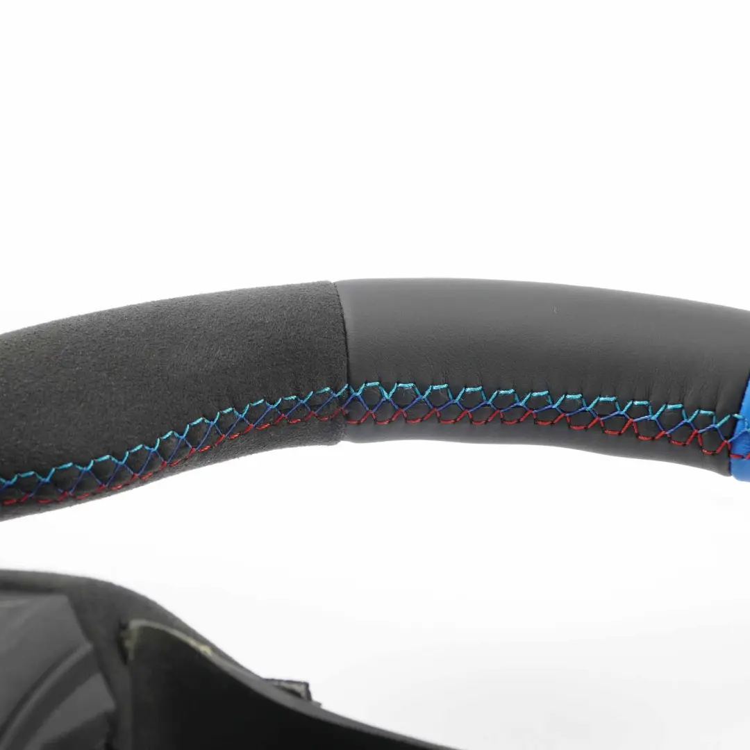 Sport Steering Wheel BMW F10 F11 F12 F07 GT F01 NEW Black Leather / Alcantara - SKU 6790891-2 - Part number 6790891