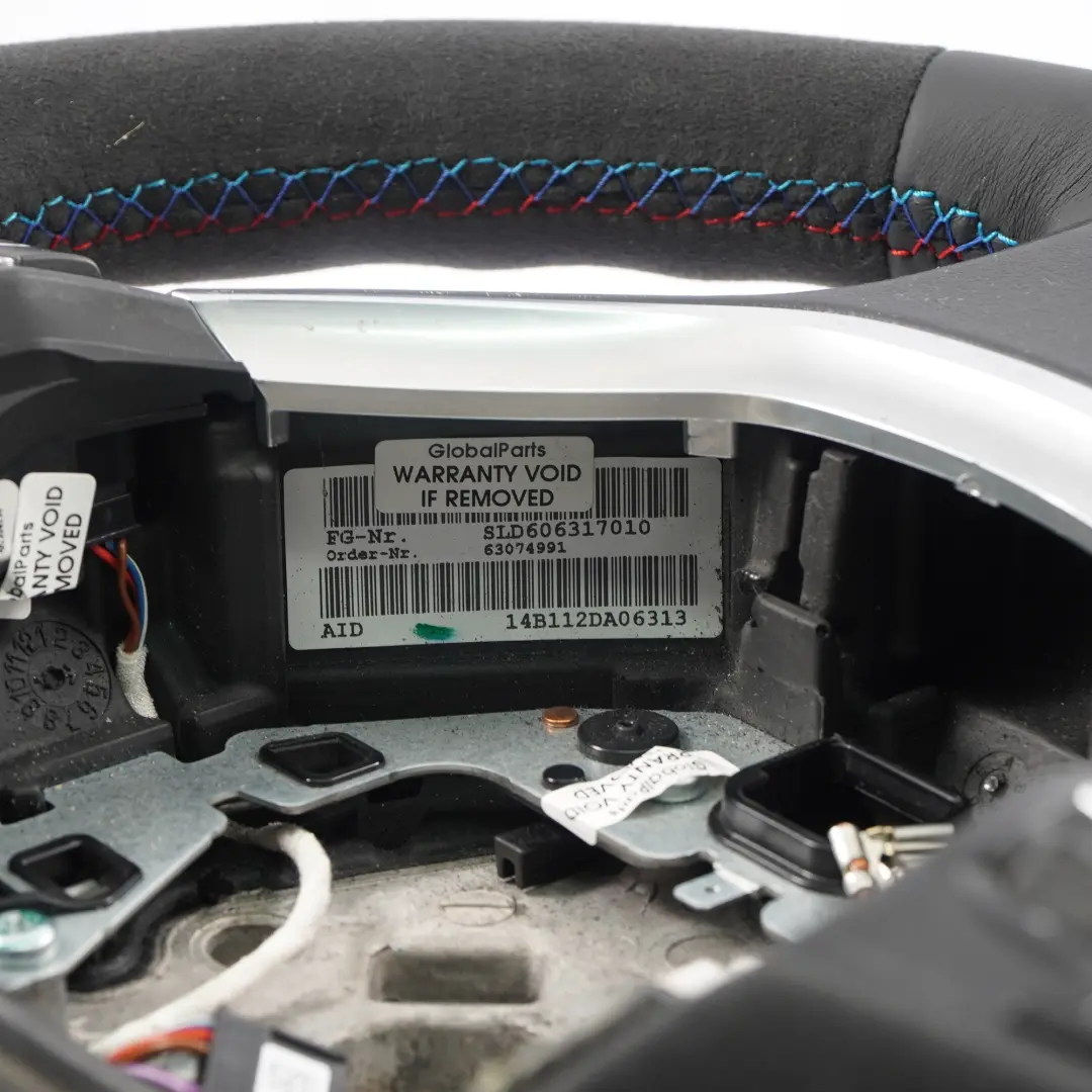 BMW F10 F11 F12 F07 GT F01 NUOVO Pelle Nera / Alcantara Sport Volante Sportivo - SKU 6790891-2 - Numero di parte 6790891