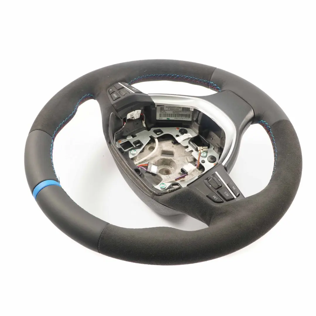 Sport Steering Wheel BMW F10 F11 F12 F07 GT F01 NEW Black Leather / Alcantara - SKU 6790891-2 - Part number 6790891