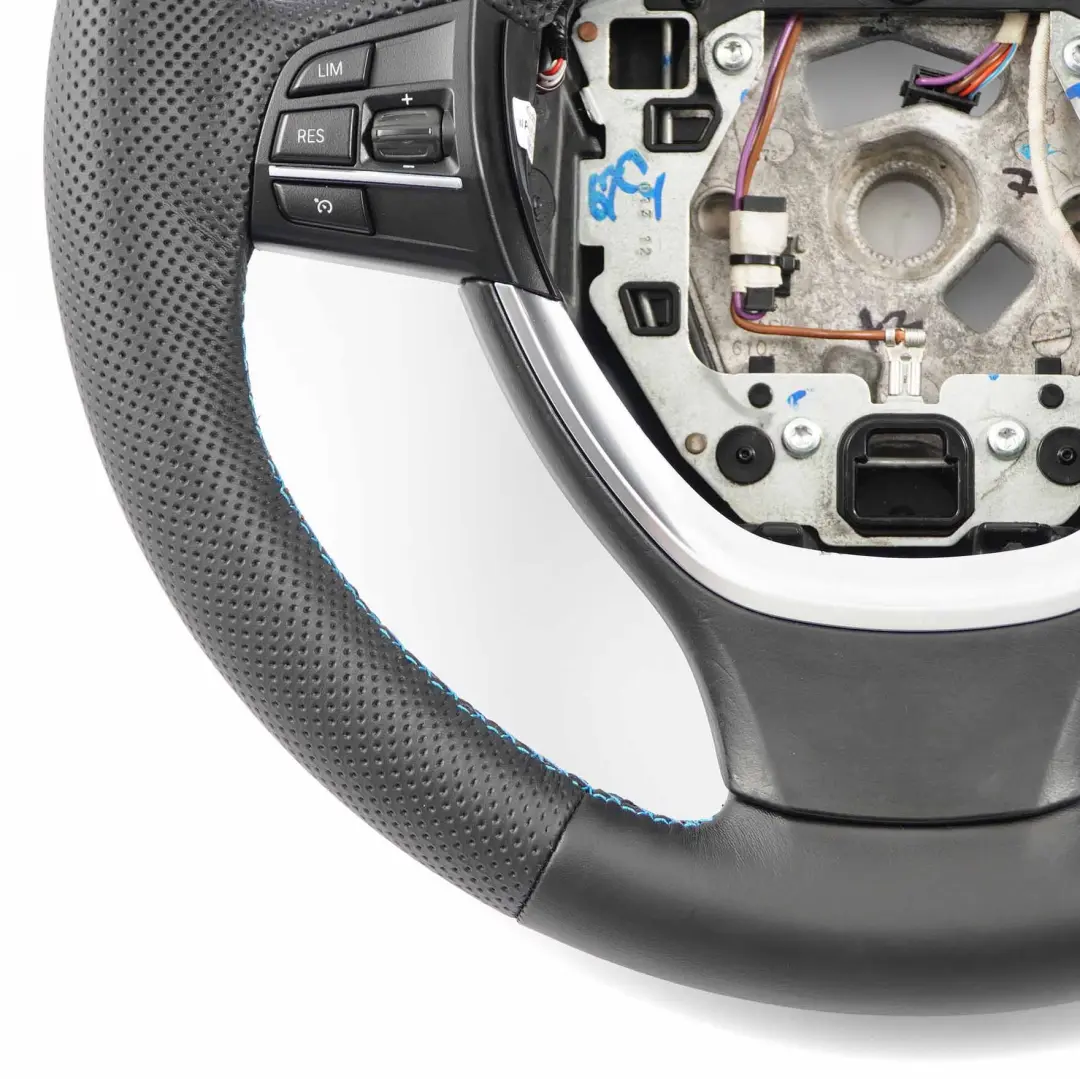 Volante DeportivoBMW F10 F11 F12 F07 GT F01 NUEVO Cuero Negro M-tricolored - SKU 6790891-3 - Número de pieza 6790891