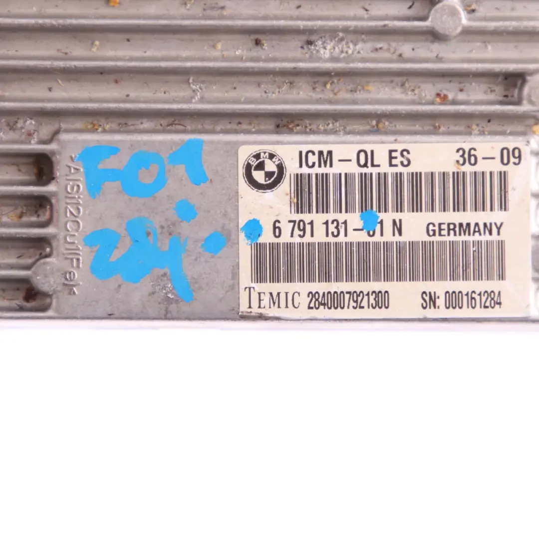 BMW F01 ICM Module Integrated Chassis Management QL ES Control Unit - SKU 6791131 - Part number 6791131