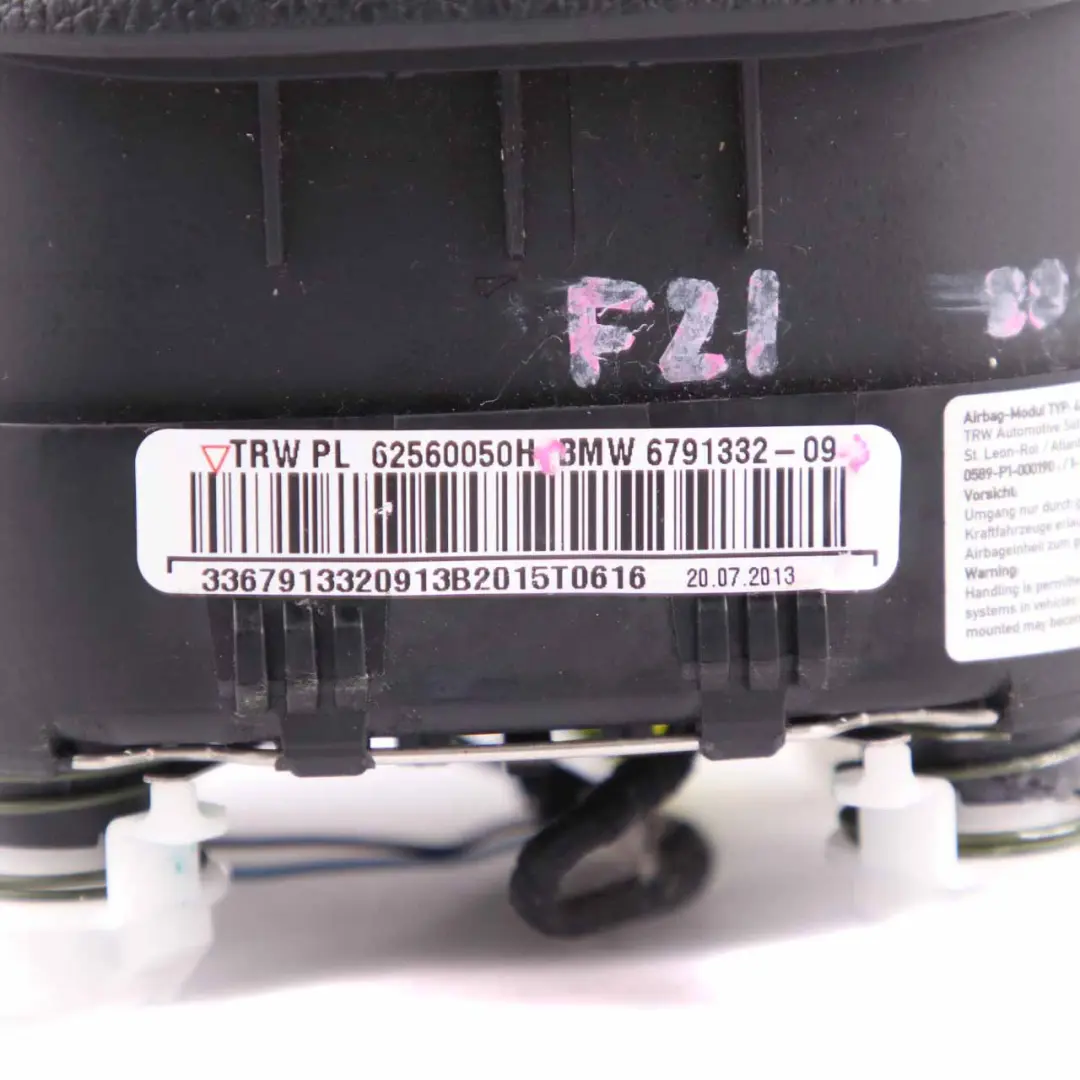BMW F20 F21 F30 Volant côté conducteur Air Module - SKU 6791332 - Numéro de pièce 6791332