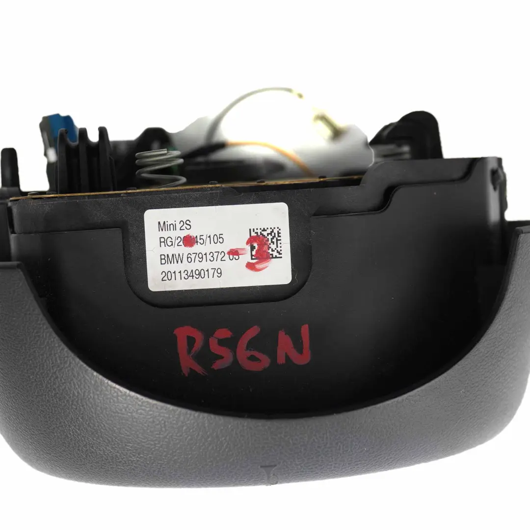 Modulo Air Bag Lato Guida per Mini Cooper R55 R56 R57 LCI Volante con numero di parte 6791372 Mini Cooper R55 R56 R57 LCI Volante Modulo Air Bag Lato Guida - SKU 6791372-3 - Numero di parte 6791372