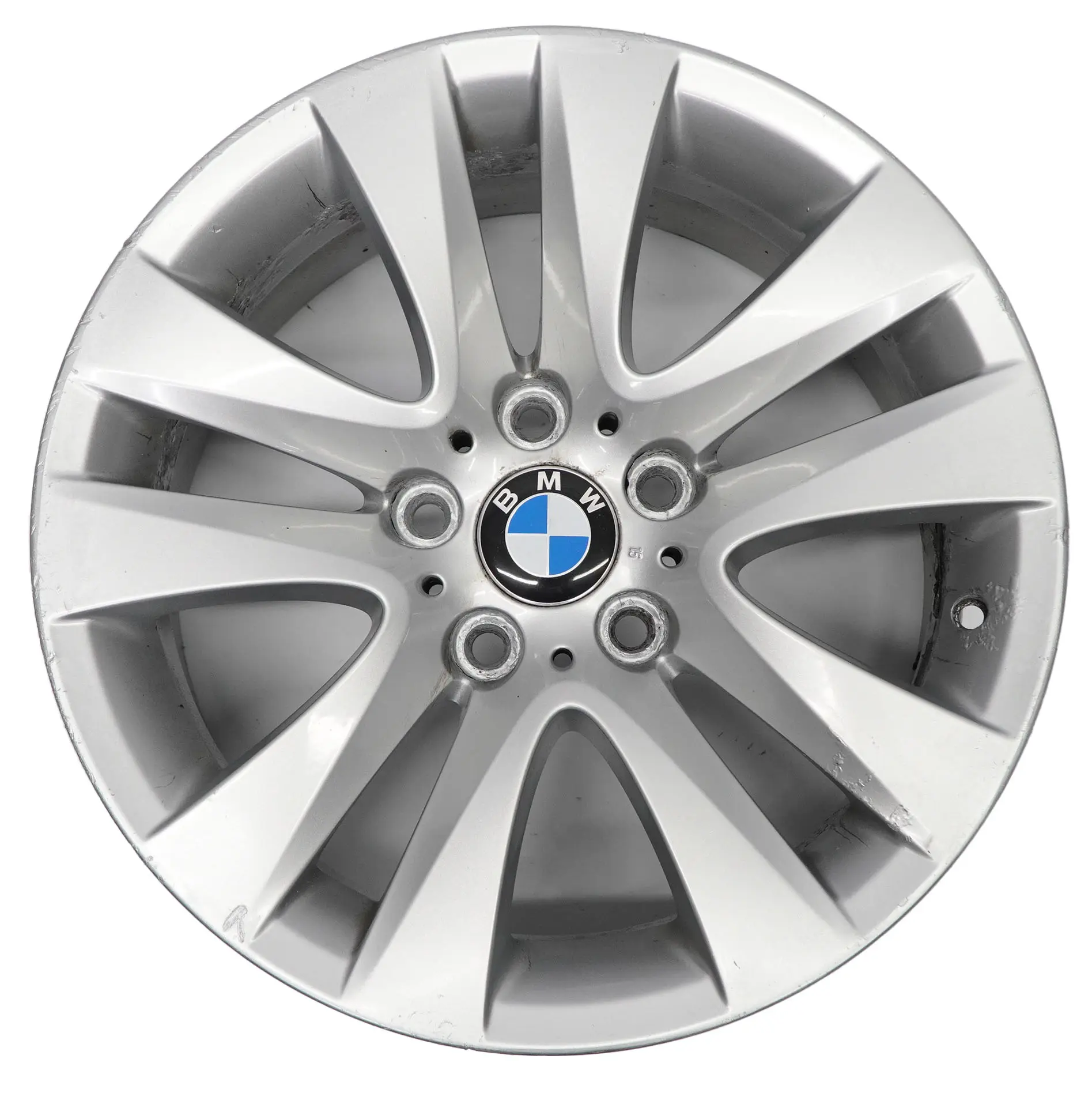 BMW E90 E91 E92 E93 Argento Cerchio in lega V Spoke 338 17" 8J ET:34 6791478