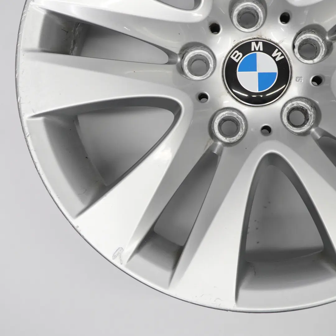 Alloy Rim V Spoke 338 17" 8J ET:34 to BMW E90 E91 E92 E93 Silver Wheel with Part number 6791478 BMW E90 E91 E92 E93 Silver Wheel Alloy Rim V Spoke 338 17" 8J ET:34 - SKU 6791478-1 - Part number 6791478