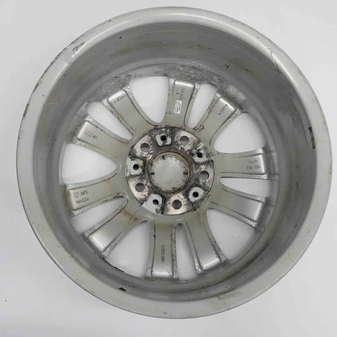 llanta de aleación de plata V Spoke 338 17 "8J ET:34 para BMW E90 E91 E92 E93 con número de pieza 6791478 BMW E90 E91 E92 E93 llanta de aleación de plata V Spoke 338 17 "8J ET:34 - SKU 6791478-1 - Número de pieza 6791478