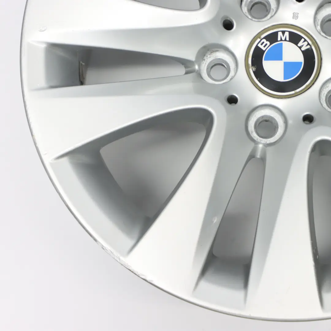 Alloy Rim V Spoke 338 17" 8J ET:34 to BMW E90 E91 E92 E93 Silver Wheel with Part number 6791478 BMW E90 E91 E92 E93 Silver Wheel Alloy Rim V Spoke 338 17" 8J ET:34 - SKU 6791478-2 - Part number 6791478