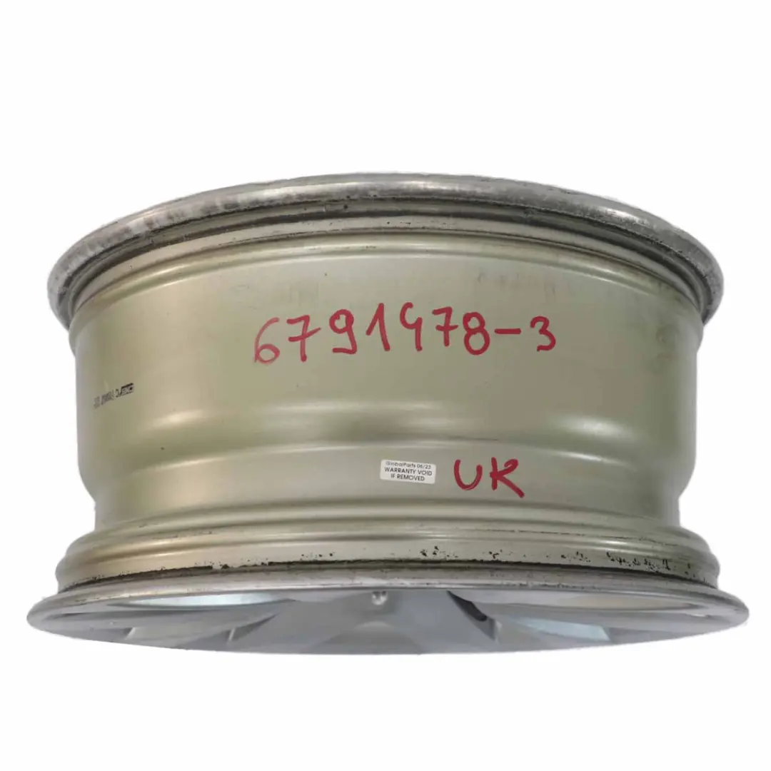 Alloy Rim V Spoke 338 17" 8J ET:34 to BMW E90 E91 E92 E93 Silver Wheel with Part number 6791478 BMW E90 E91 E92 E93 Silver Wheel Alloy Rim V Spoke 338 17" 8J ET:34 - SKU 6791478-3 - Part number 6791478