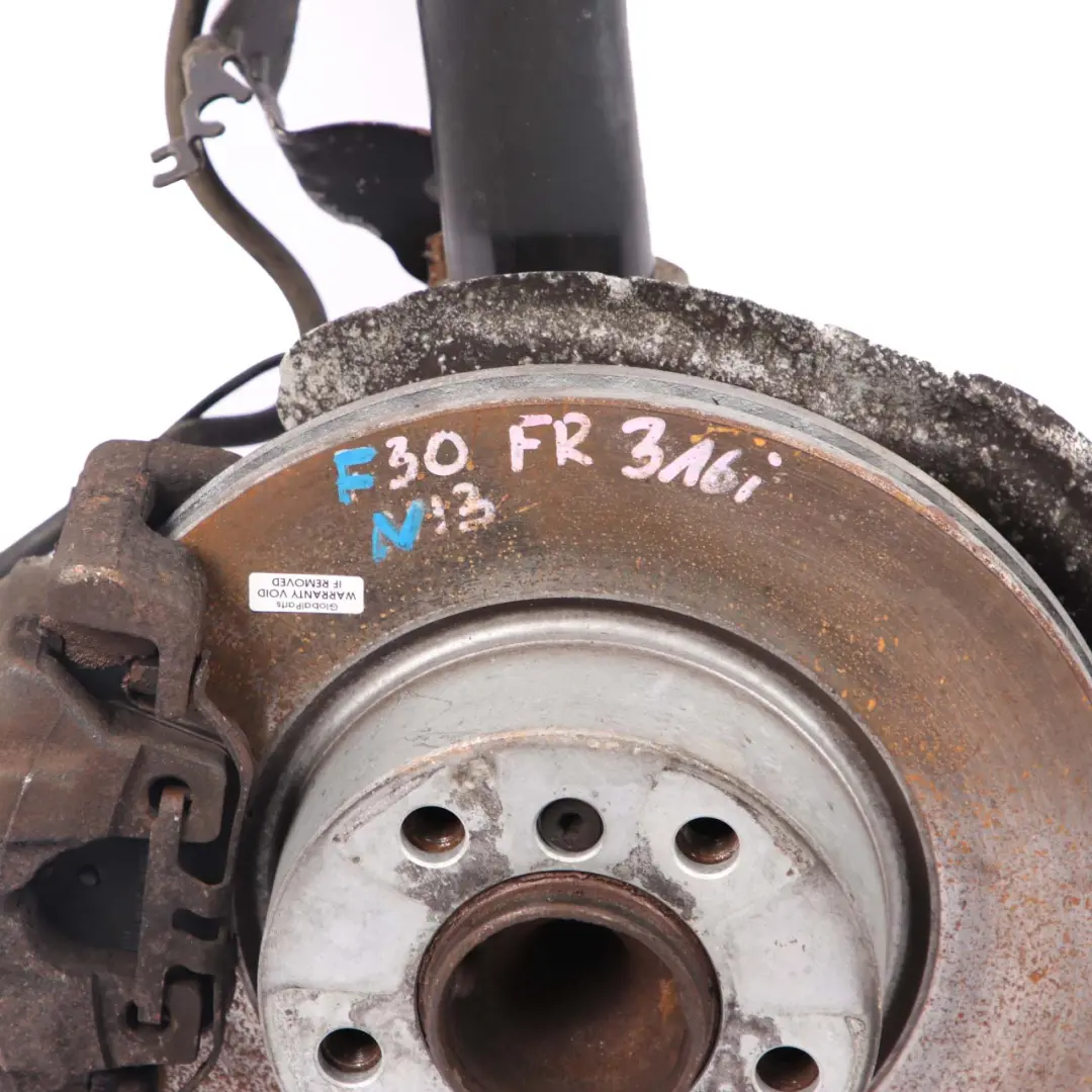 BMW F30 316i N13 Front Right O/S Suspension Leg Spring Strut Brake Disc Caliper - SKU 6791551-2 - Part number 6791551