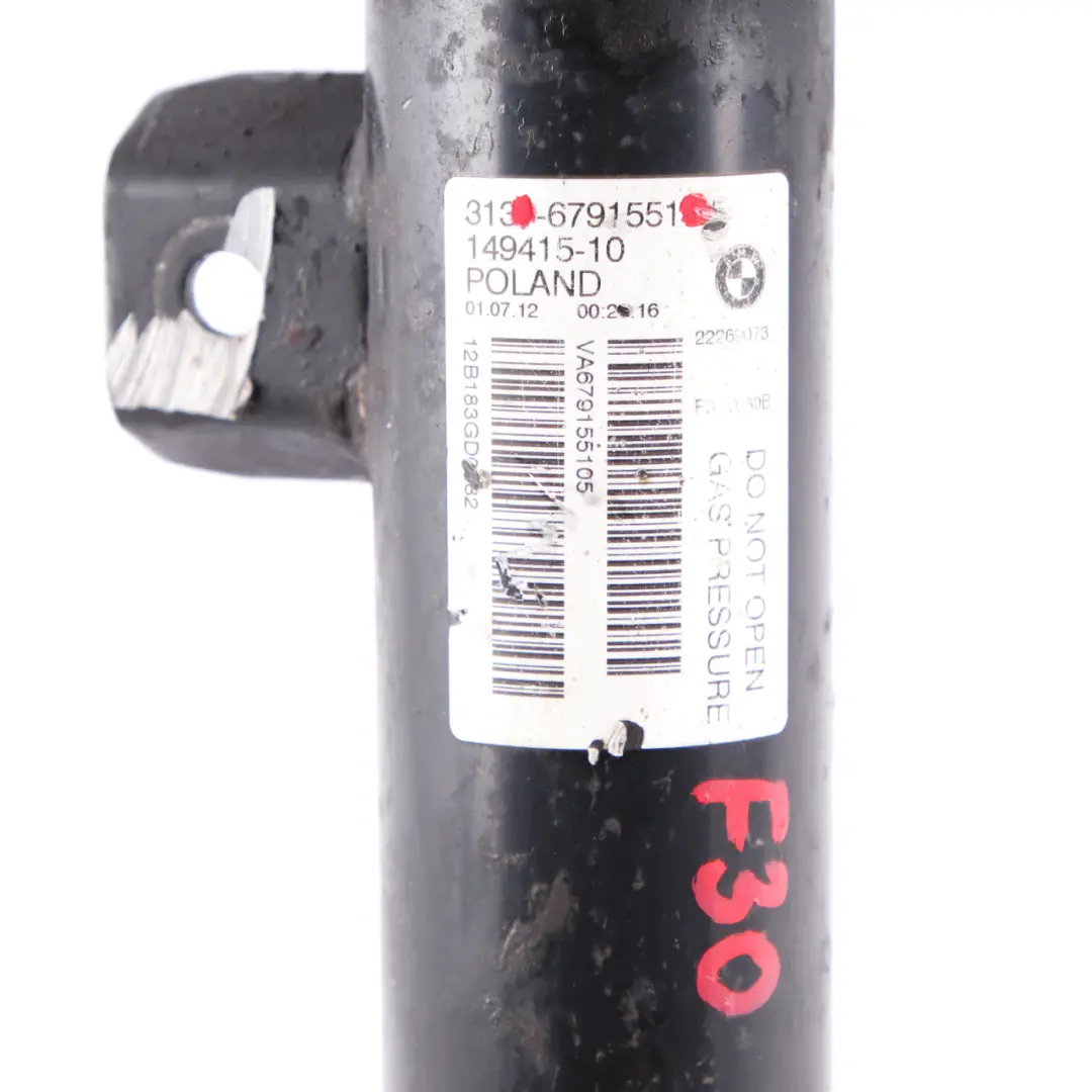 Strut Amortiguador Suspensión Delantera Izquierda Derecha para BMW F30 Spring con número de pieza 6791551 BMW F30 Spring Strut Amortiguador Suspensión Delantera Izquierda Derecha - SKU 6791551-4 - Número de pieza 6791551