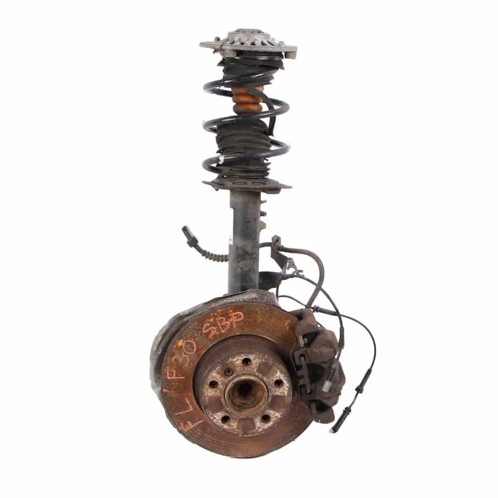 N47N Suspension avant gauche ressort jambe de force pour BMW F30 316d à propos du numéro de pièce 6791551 BMW F30 316d N47N Suspension avant gauche ressort jambe de force - SKU 6791551-5 - Numéro de pièce 6791551