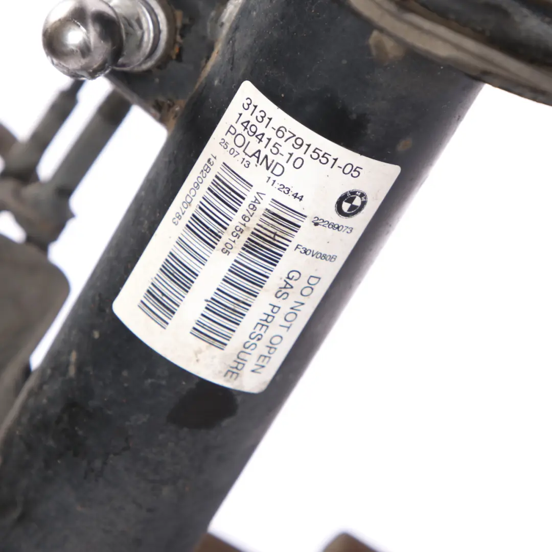 BMW F30 320i N20 Front Left N/S Suspension Leg Spring Strut Brake Disc Caliper - SKU 6791551-7 - Part number 6791551