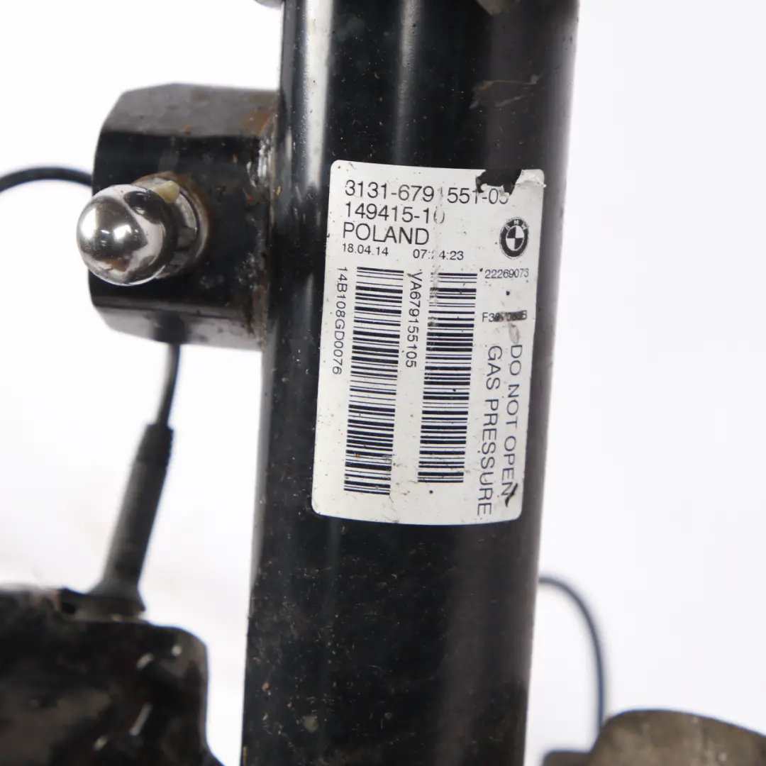 BMW F30 325d N47S1 Front Left N/S Suspension Leg Spring Strut Brake Disc Caliper - SKU 6791551-9 - Part number 6791551