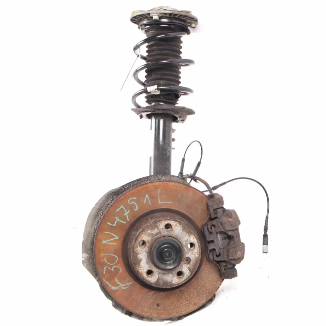 BMW F30 325d N47S1 Front Left N/S Suspension Leg Spring Strut Brake Disc Caliper - SKU 6791551-9 - Part number 6791551