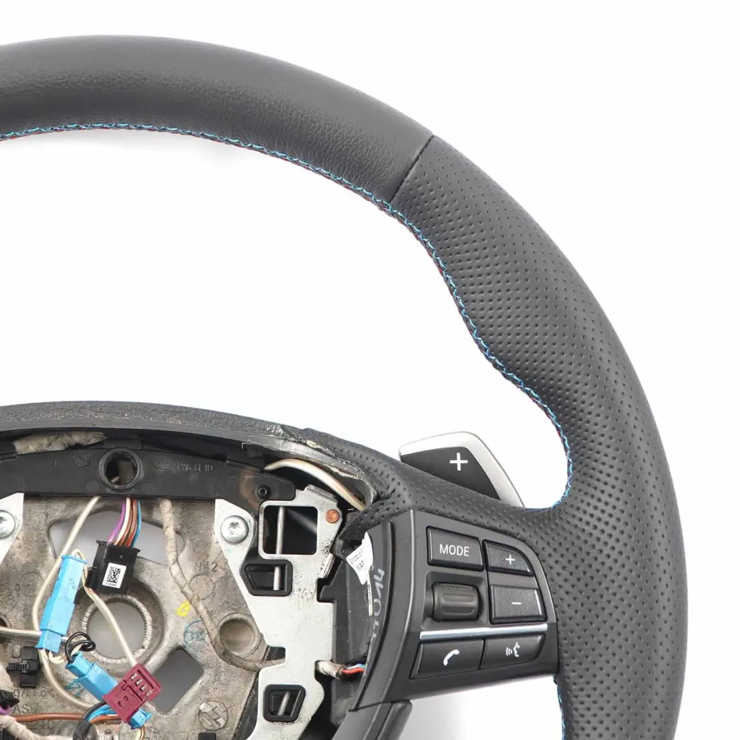 BMW F10 F11 F12 F01 F07 GT NUOVA Pelle Nera Volante Sportivo Leve del Cambio - SKU 6792421-1 - Numero di parte 6792421