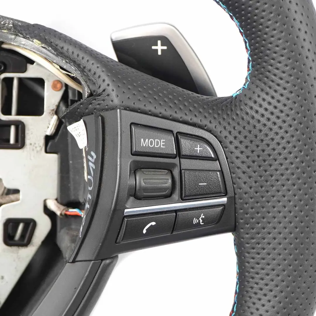 BMW F10 F11 F12 F01 F07 GT NUOVA Pelle Nera Volante Sportivo Leve del Cambio - SKU 6792421-1 - Numero di parte 6792421