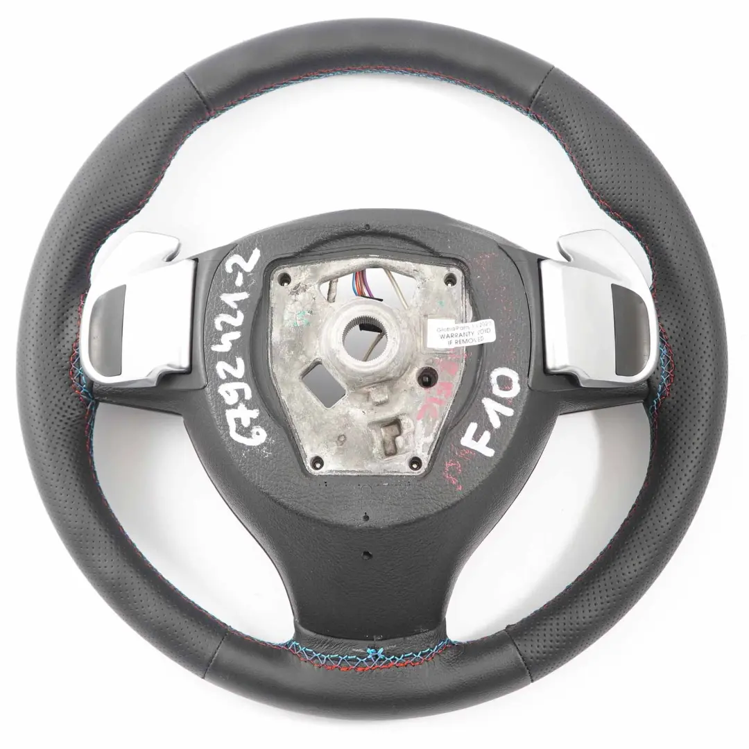 BMW F10 F11 F12 F01 F07 GT NUOVA Pelle Nera Volante Sportivo Leve del Cambio - SKU 6792421-1 - Numero di parte 6792421