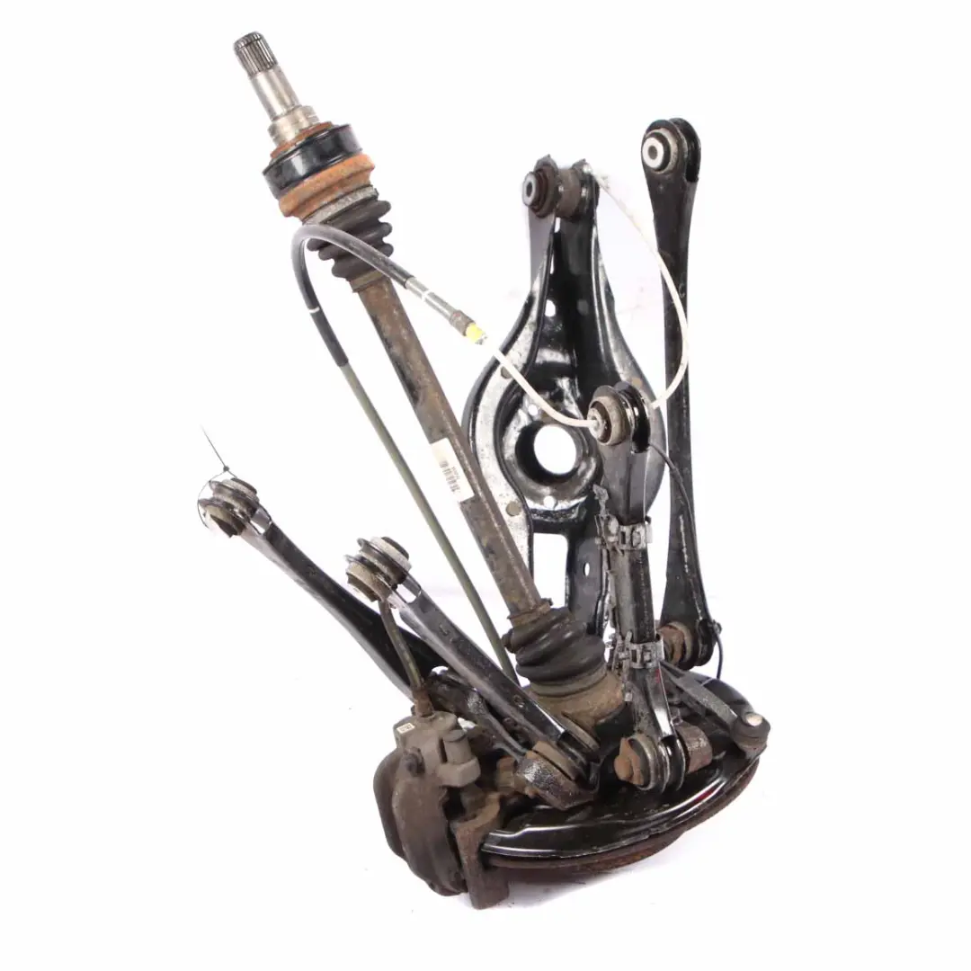 BMW F20 F21 125i N20 Rear Left N/S Leg Suspension Axle Brake Disc Hub Set - SKU 6792515-13 - Part number 6792515