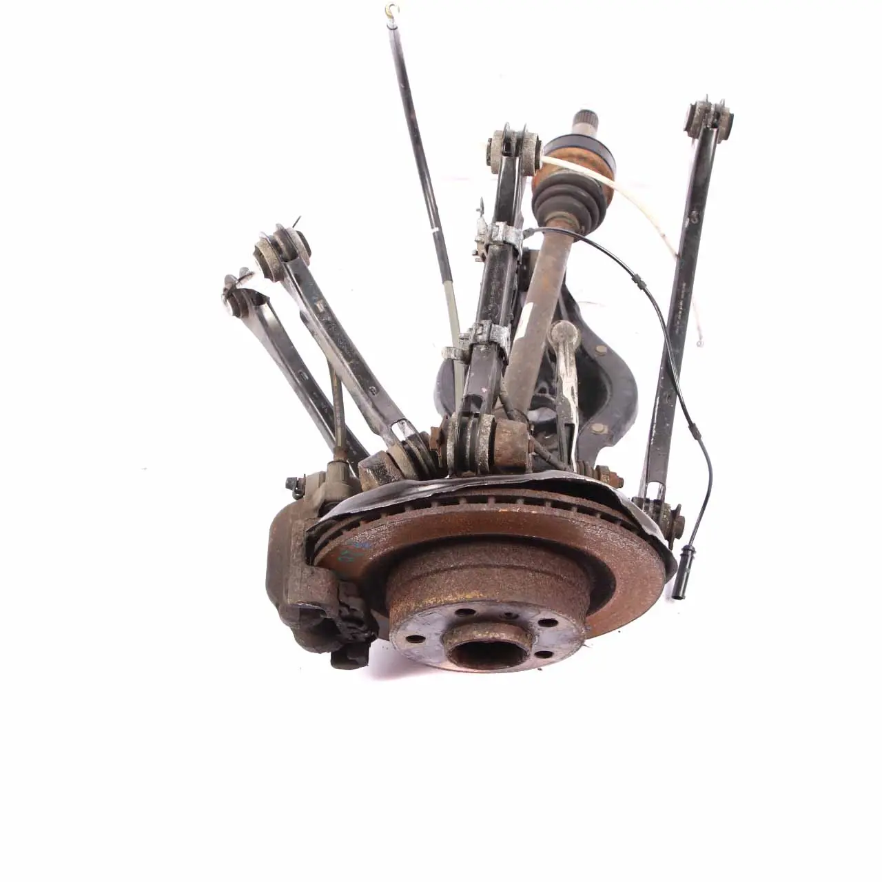 BMW F20 F21 125i N20 Rear Left N/S Leg Suspension Axle Brake Disc Hub Set