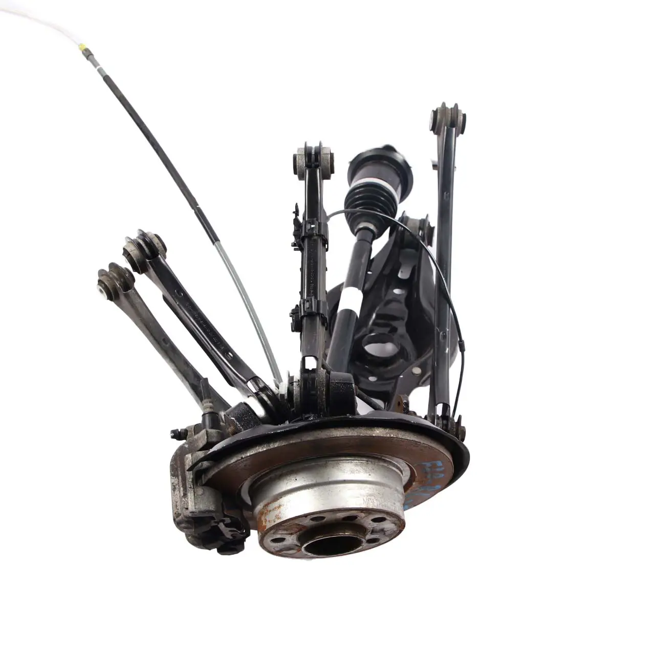 BMW 1 F20 118i B38 Rear Left N/S Leg Suspension Axle Brake Disc Hub Set
