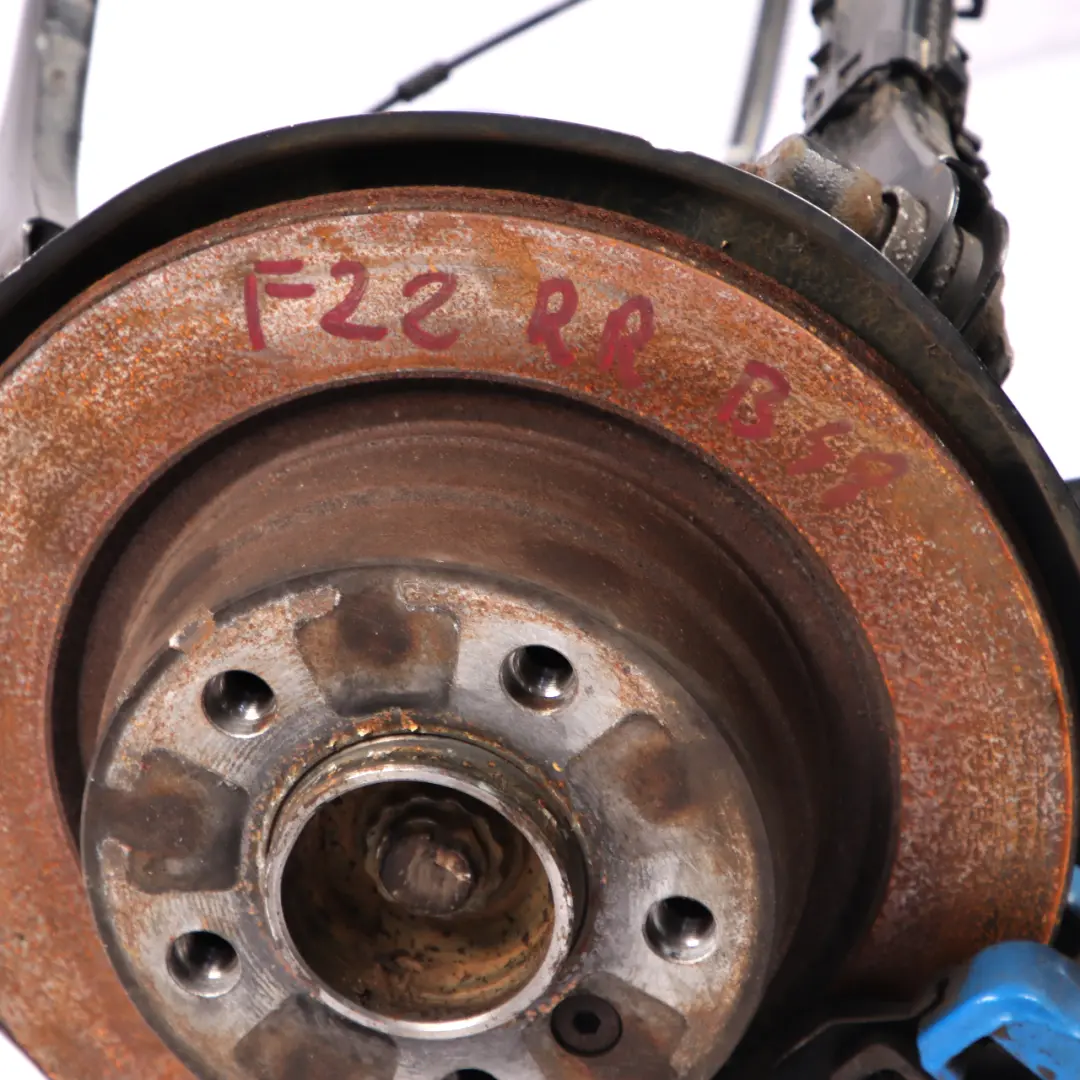BMW F22 LCI 218d B47 Rear Right O/S Leg Suspension Axle Brake Disc Hub Set - SKU 6792516-4 - Part number 6792516
