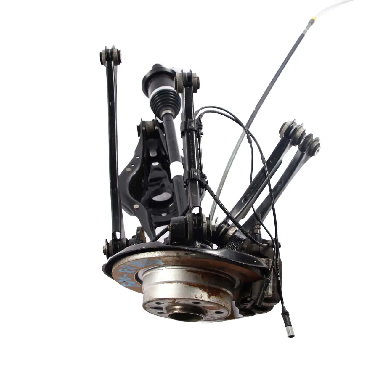 BMW F20 118i B38 136PS Radträger Schwenklager Bremsscheibe Hinten Rechts