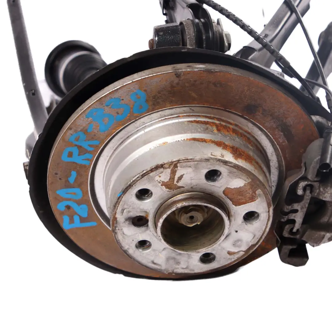 B38 Trasera Derecha Pierna Suspensión Eje Freno Disco Hub Set para BMW F20 118I con número de pieza 6792516 BMW F20 118I B38 Trasera Derecha Pierna Suspensión Eje Freno Disco Hub Set - SKU 6792516 - Número de pieza 6792516