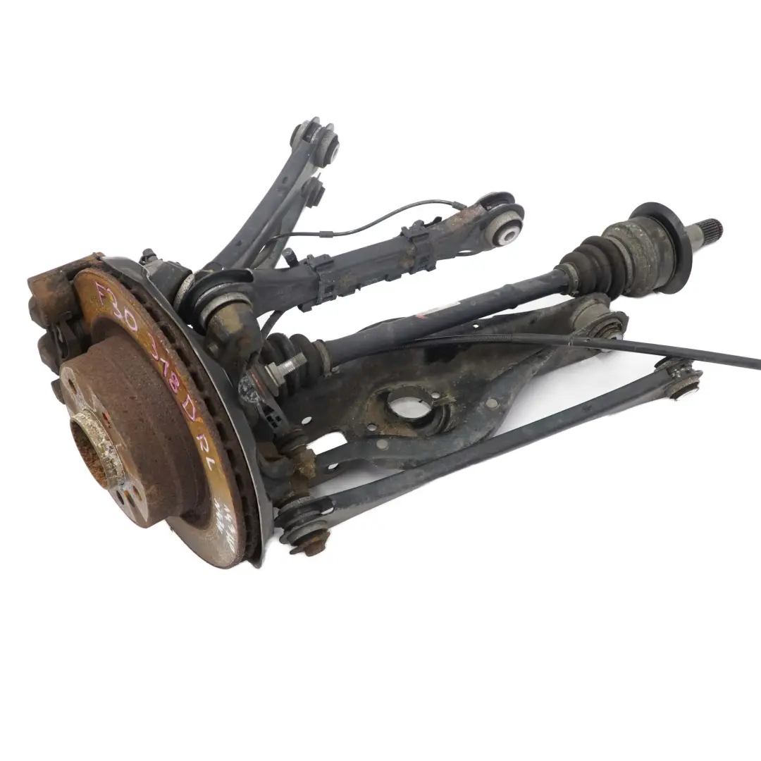 BMW 3 er F30 318d N47N 143PS Radträger Bremsscheibe Hinten Links Set - SKU 6792521-2 - Teilenummer 6792521