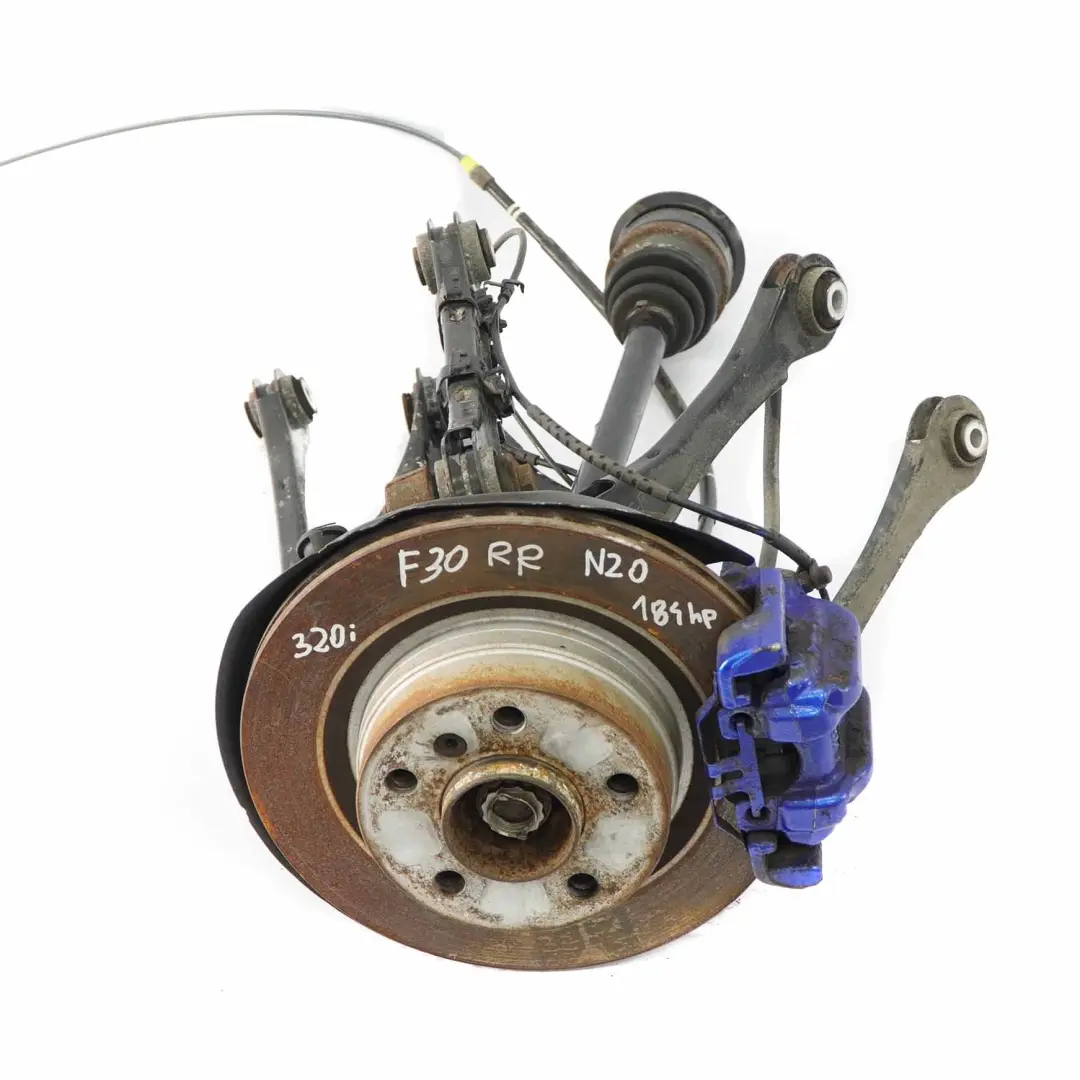 BMW F30 320i N20 184PS Radträger Bremsscheibe Federung Bremse Hinten Rechts - SKU 6792522-6 - Teilenummer 6792522