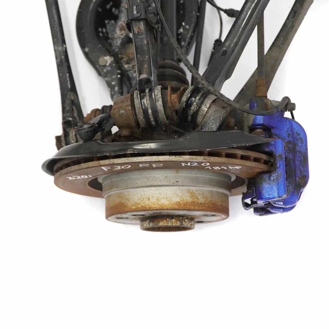 BMW F30 320i N20 184PS Radträger Bremsscheibe Federung Bremse Hinten Rechts - SKU 6792522-6 - Teilenummer 6792522