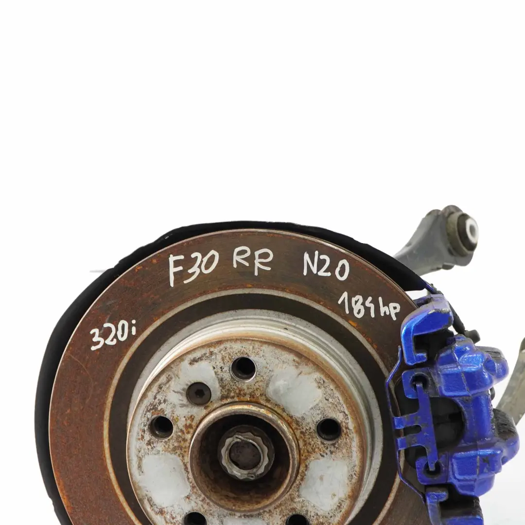 N20 184 Trasera Derecha Suspension Pata Freno Pinza Disco para BMW F30 320i con número de pieza 6792522 BMW F30 320i N20 184 Trasera Derecha Suspension Pata Freno Pinza Disco - SKU 6792522-6 - Número de pieza 6792522