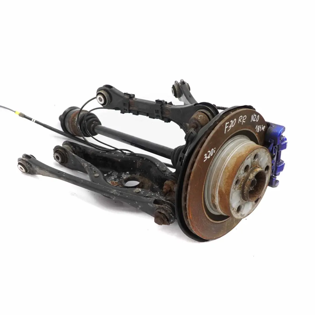 N20 184 hp Rear Right O/S Suspension Leg Brake Caliper Disc to BMW F30 320i with Part number 6792522 BMW F30 320i N20 184 hp Rear Right O/S Suspension Leg Brake Caliper Disc - SKU 6792522-6 - Part number 6792522