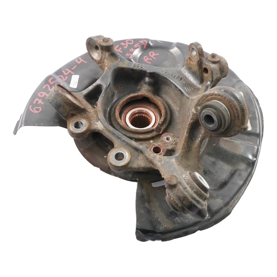 Carrier Rear Right O/S Suspension Carrier Holder Hub Axle to BMW F30 F31 Wheel with Part number 6792524 BMW F30 F31 Wheel Carrier Rear Right O/S Suspension Carrier Holder Hub Axle - SKU 6792524-5 - Part number 6792524