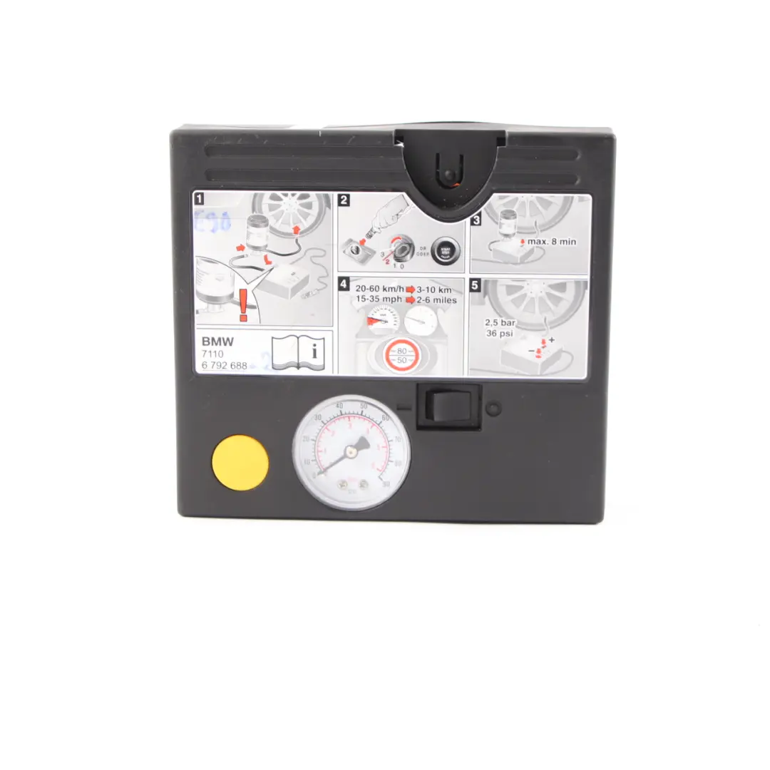 Mobility Sistema per BMW E60 E81 E90 F10 F11 Compressore con numero di parte 6792688 BMW E60 E81 E90 F10 F11 Compressore Mobility Sistema - SKU 6792688 - Numero di parte 6792688