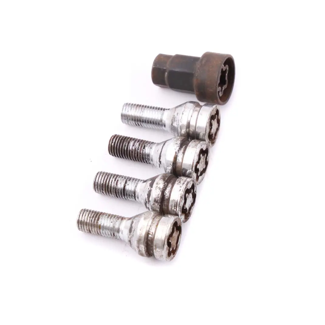 Thread Nut With Key 6792849 to BMW E60 E61 E81 E87 E90 3 Wheel Bolt Black with Part number 2453959 BMW E60 E61 E81 E87 E90 3 Wheel Bolt Black Thread Nut With Key 6792849 - SKU 6792849-3 - Part number 2453959