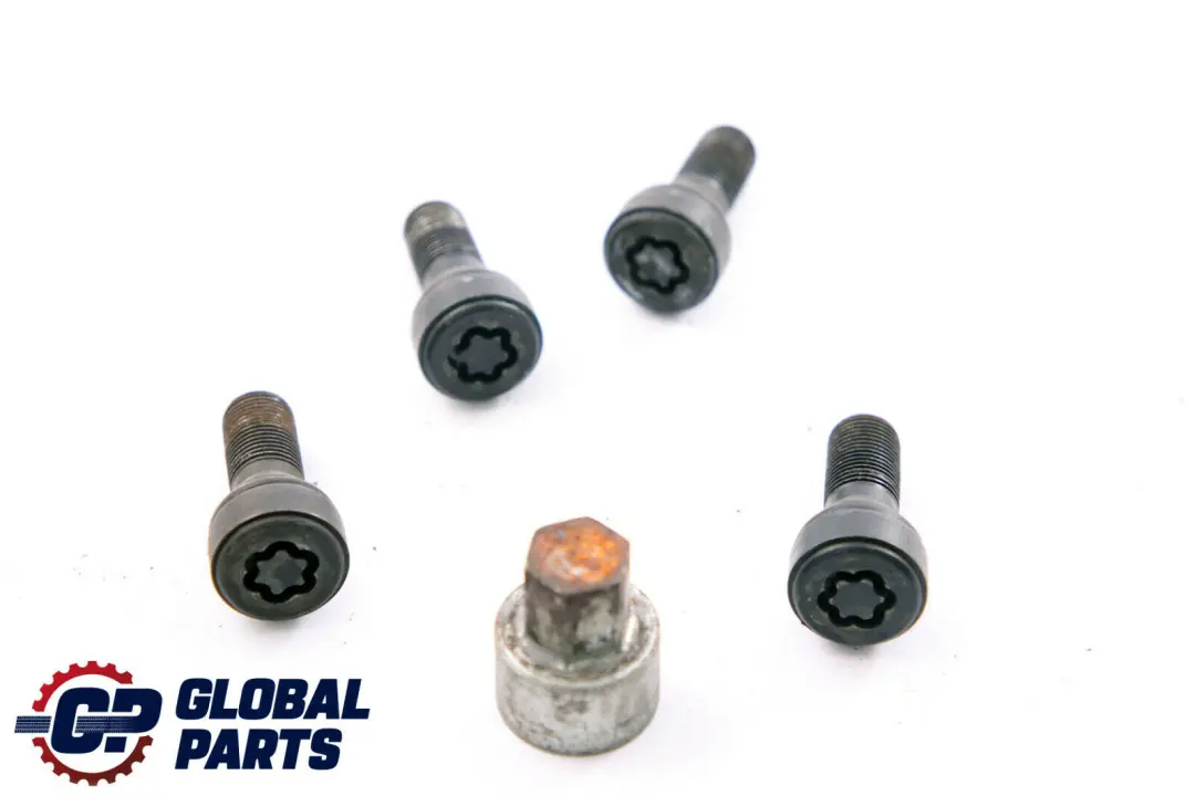 Mini Cooper One R55 R56 R58 Set locking wheel bolt locks security nut - SKU 6792850-1 - Part number 36136792850