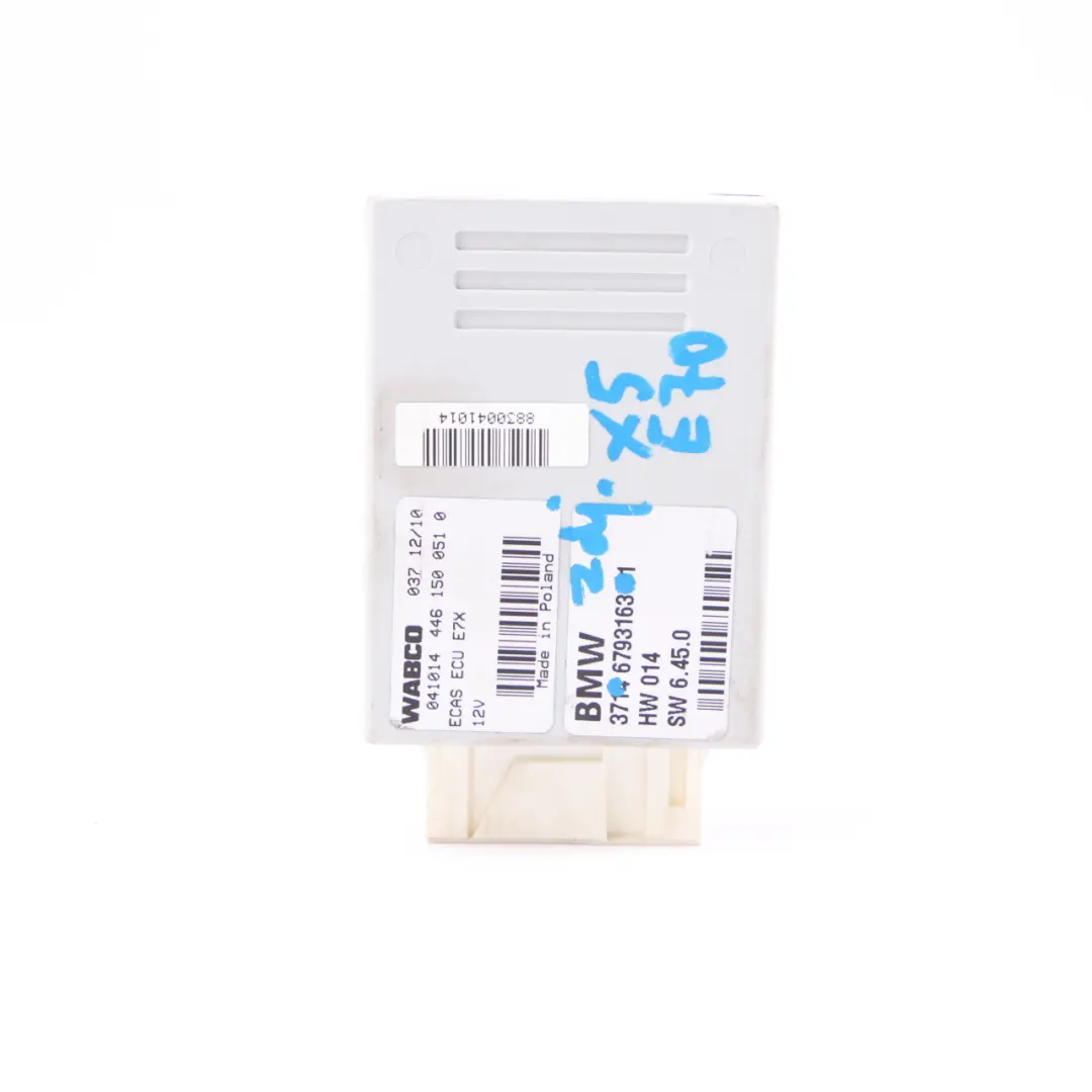  Suspension Module BMW X5 E70 Self-Leveling Air Supply Control Unit - SKU 6793163 - Part number 6793163