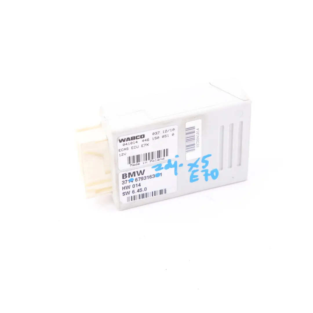  Suspension Module BMW X5 E70 Self-Leveling Air Supply Control Unit - SKU 6793163 - Part number 6793163