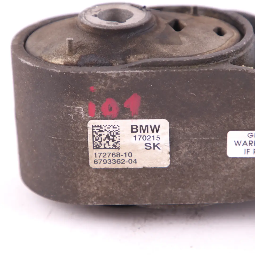 Supporting Gearbox Mount Bracket Rubber Holder to BMW i3 I01 Engine with Part number 6793362 BMW i3 I01 Engine Supporting Gearbox Mount Bracket Rubber Holder - SKU 6793362 - Part number 6793362