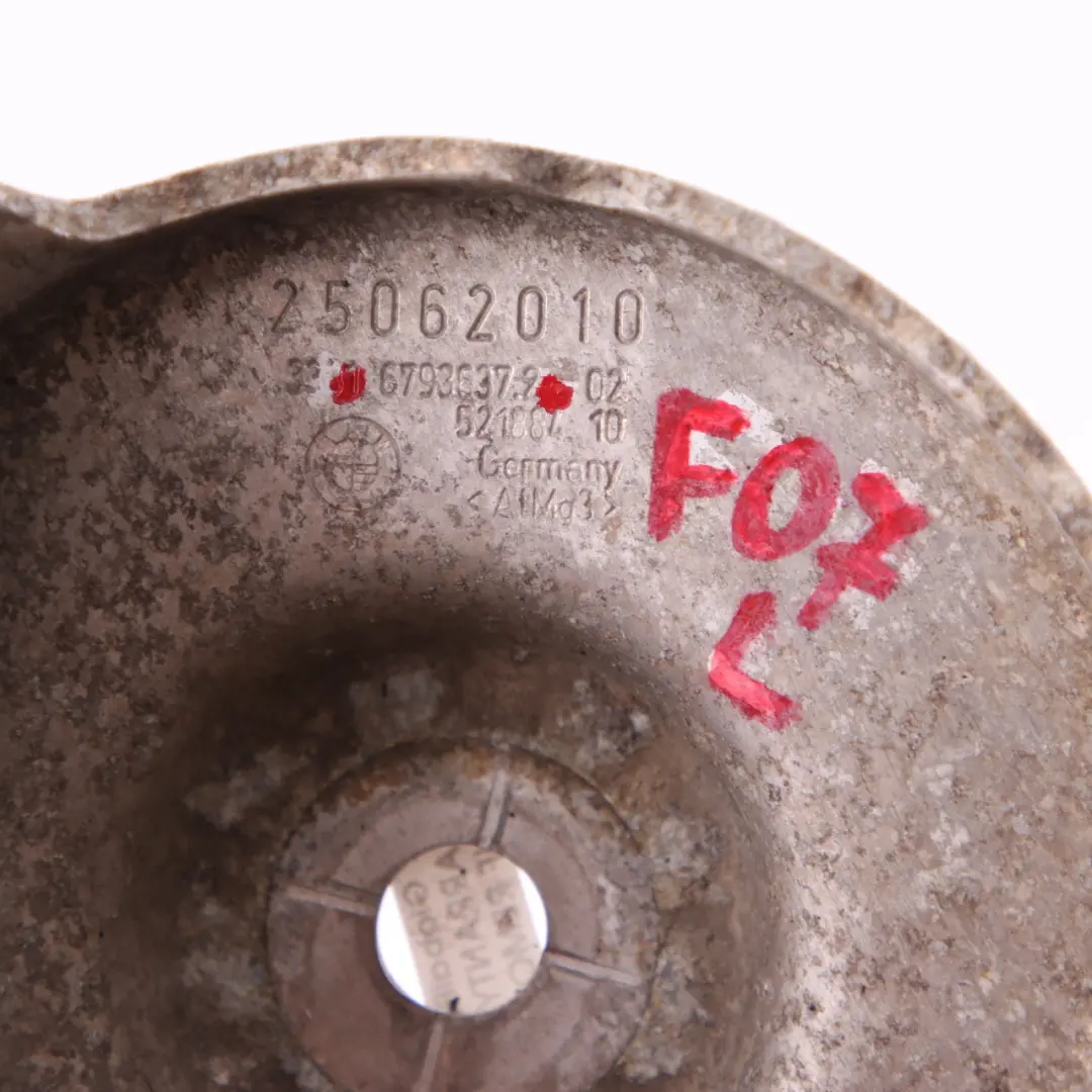 Axle Stopper BMW F01 F07 F10 F11 Plate Rear Left N/S Suspension to with Part number 6793637 Axle Stopper BMW F01 F07 F10 F11 Plate Rear Left N/S Suspension - SKU 6793637 - Part number 6793637