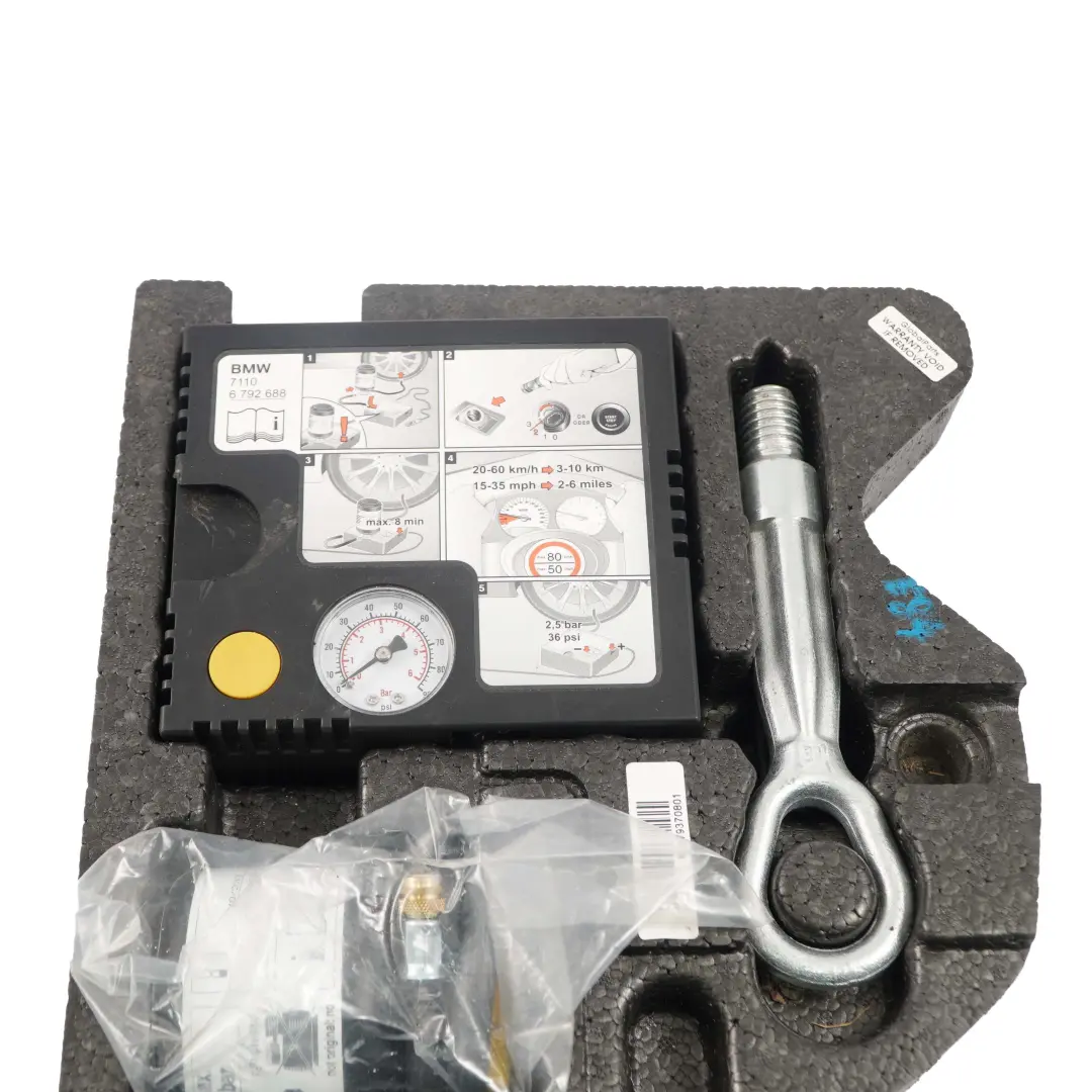 BMW X1 E84 Toolkit Tool Set Storage Compressor Sealant Hook Screwdriver - SKU 6793708 - Part number 6793708
